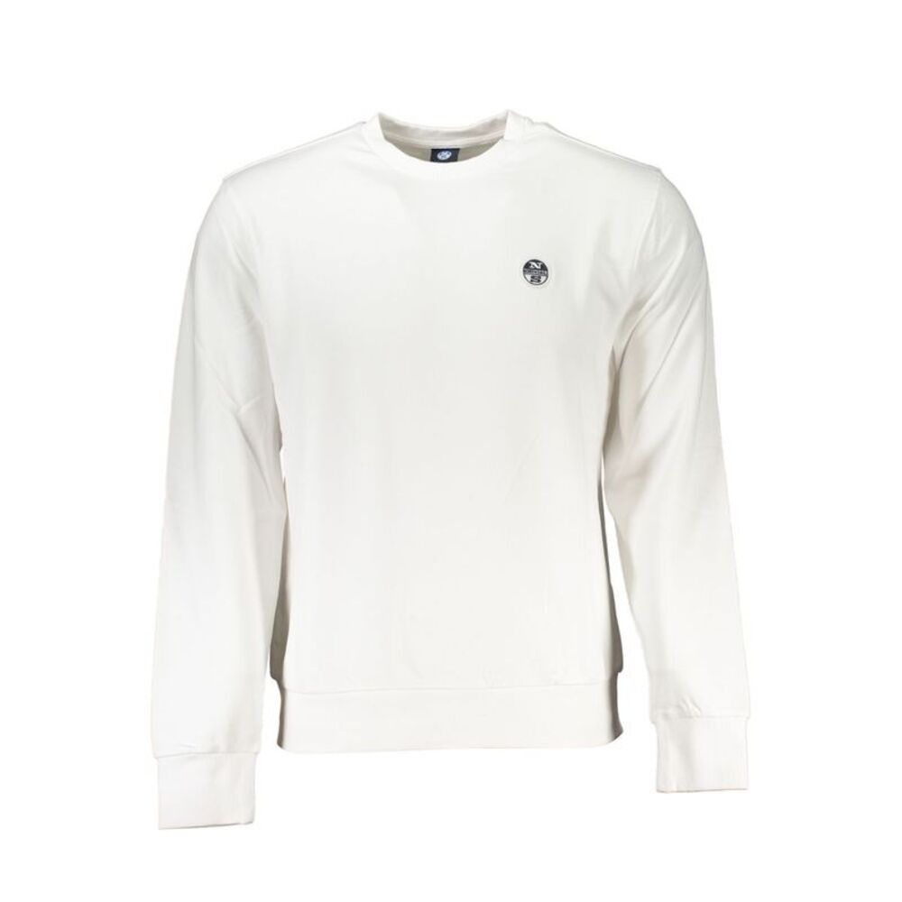 North Sails White Cotton Men Men's Sweatshirt